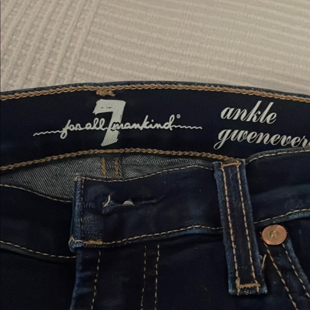 7 For All Mankind Women's Blue Jeans